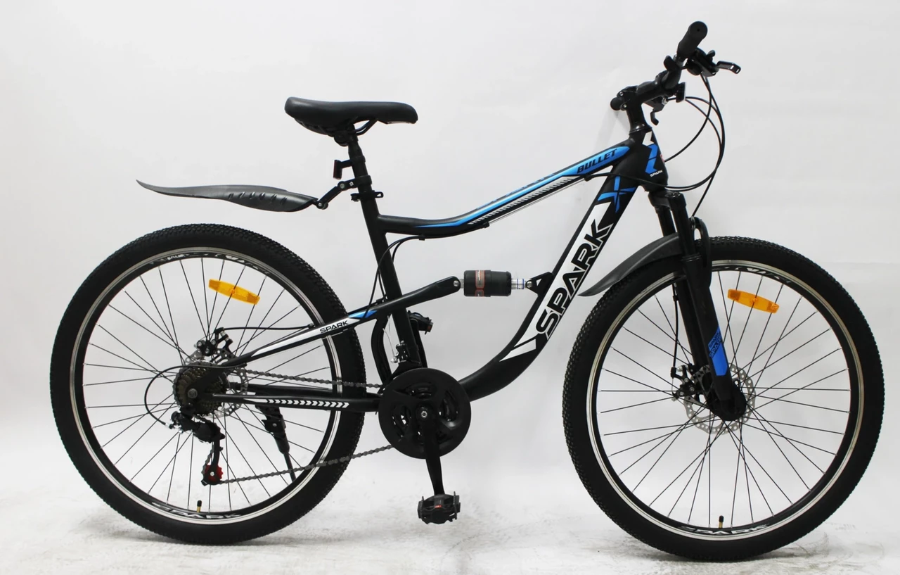 Фотография Велосипед SPARK BULLET 27,5" размер М 2021 Черно-синий